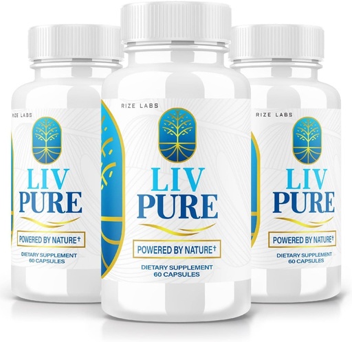 [BRSROZYLBMMBED3J] rize labs - LivPure Powered by Nature - Advanced Formula - Pure Support Dietary Supplement for Liver Support, Extra Strength, Vegan, Liver Function Pills (180 Capsules)