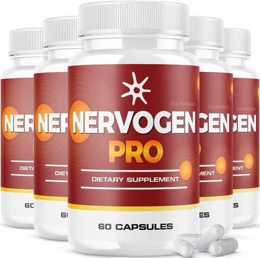 [BRSW2CY7CB7WAHT2] IDEAL PERFORMANCE (5 Pack) Nervogen Pro supplement (300 Capsules)