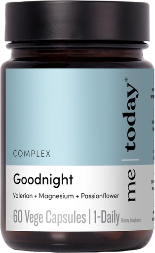 [BRSRMCADB4NQEEI3] Me Today Goodnight Magnesium Sleep Aid Supplement –Supports Restful Sleep, Calm & Relaxation – Vegan Magnesium for Muscle Relaxation & Calmness – 60 Servings