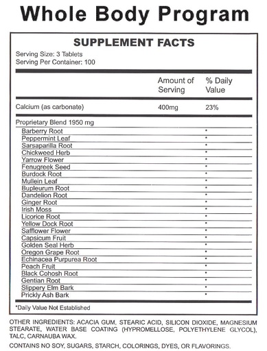[BRSWIYQHCAAWEE3O] Visa ķermeņa un resnās zarnas programma - Dabas tīrīšanas programma Produktu ģimene - Attīrīt