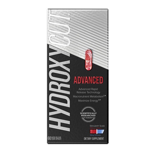 [BRSWKZINAAHWMD3I] Hydroxycut Advanced - Thermogenic Supplement - Metabolism & Energy Support for Men & Women - C. Canephora Robusta, Yohimbe Extract & 200 mg Caffeine - Rapid Release Liquid Capsules - 60 Capsules