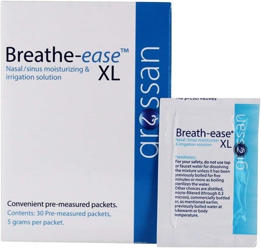 [BRSWIY32BF4REFL4] Breathe-Easexl Nasal Sinus Irrigation Packets, 30 Count