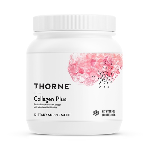 [BRSW2EA5OB4AADQ7] THORNE - Collagen Plus - Collagen Peptides Powder with Nicotinamide Riboside & Clinically Studied Ingredients for Skin Texture & Moisture - Healthy Skin, Hair & Nails* - 17.5 Oz - 30 Servings