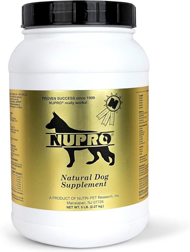 [BRSROBL7BAIRS2AV] Nutri-Pet Research Suplemento Perro de Nupro, 5 libras. Empaquetado por Ilios