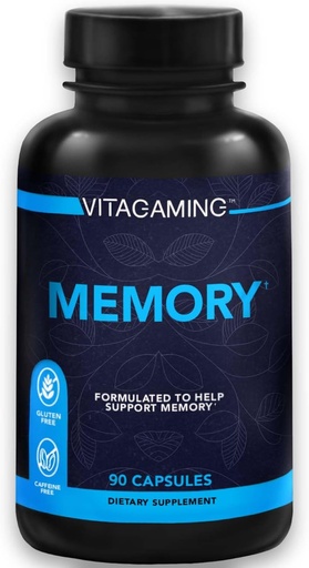 [BRSRAFLQCUFBMYLU] Memory Brain Supplement w/Vitamins – Mental Clarity, Memory, Focus & Concentration. Clinically-Tested Nootropic Includes Bacopa, Phosphatidylserine, Rhodiola Rosea, Ashwagandha 90 Capsules
