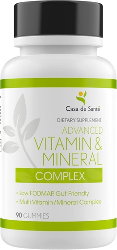 [BRSW2233CF5BQDI4] Casa de Sante Advanced Vitamin & Mineral Gummies, Low FODMAP Certified| GLP1, IBD, IBS, SIBO või Malabsorptsioon Nutritional Support| Colitis Supplements| Gut Friendly, No Bloating