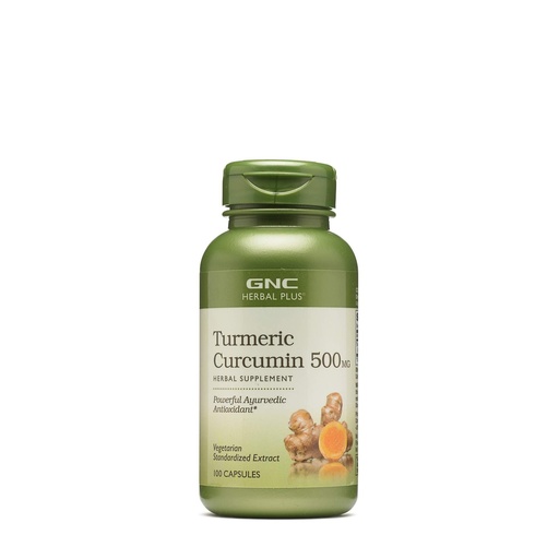 [BRSWIGD3CVYQIGT6] GNC Herbal Plus - Turmeric Curcumin 500mg 100 capsules
