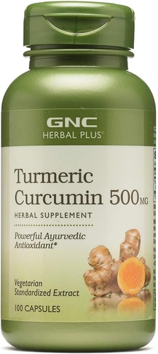 [BRSWIGD3CVYQIGT6] GNC Herbal Plus - Turmeric Curcumin 500mg 100 viên thuốc