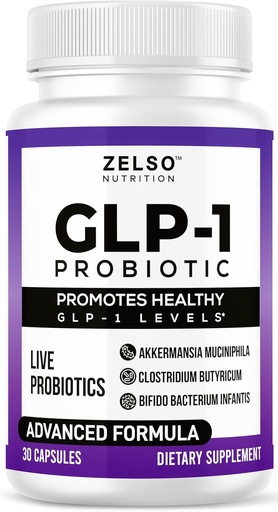 [BRSRAFQ7PMNAO2YY] Probiótico GLP-1 con Akkermansia Muciniphila - Curbs App & Promots Feeling of Fullness - Apoio á saúde Gut con GLP 1 Probióticos vivos, 500M CFU Multi-Strain Probiótico + Prebiótico GLP1 Naturalmente Plus
