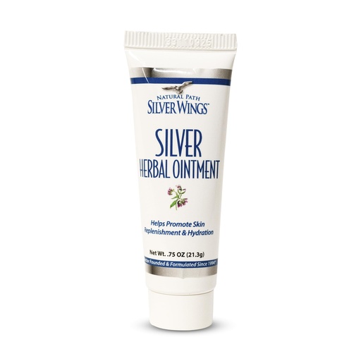[BRSWIGACA4ABEDL4] Natural Path Silver Wings 250ppm Silver Herbal Ointment - Nourishing and Moisturizing Skin Care 0.75oz