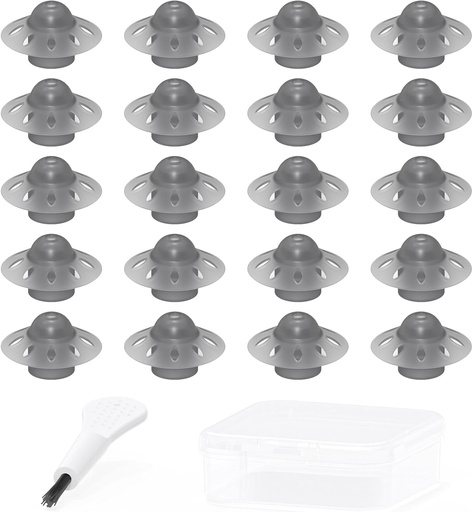 [BRSROGAQPJ6RGA37] Hearing Aid Domes - Open Dome for Phonak SDS 4.0 Marvel & Paradise Models Ear Tips Accessories Replacement (Medium 20pcs Pack)