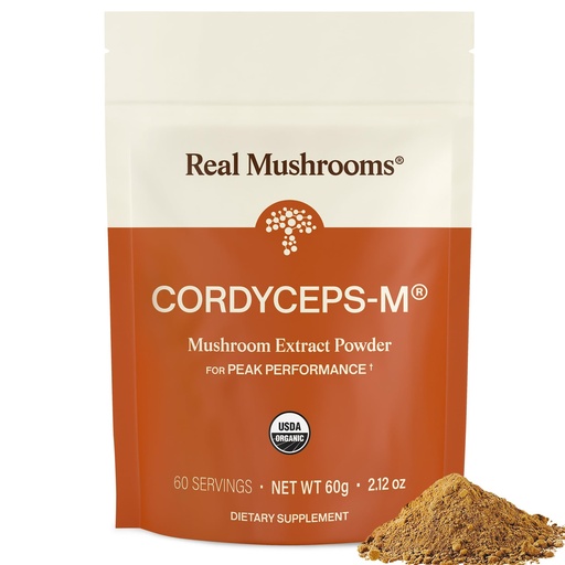 [BRSWKEABOFYWKDQV] Real Mushrooms Cordyceps Mushroom Extract Powder - 60G