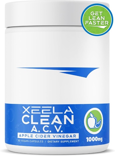 [BRSROFQYBAJQ4ETP] XEELA Apple Cider Vinegar Capsules with The Mother for Men & Women - Appetite & Craving + Weight Management to Get Lean