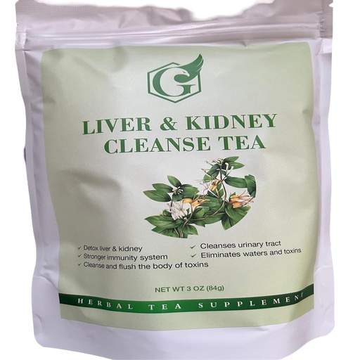[BRSRAAI5BMNW2CT2] Herbal Liver " Kidney Cleanse Tea, 3 oz, Natural Cleansing Support, Urinary Tract Health, 28 Tea Bags