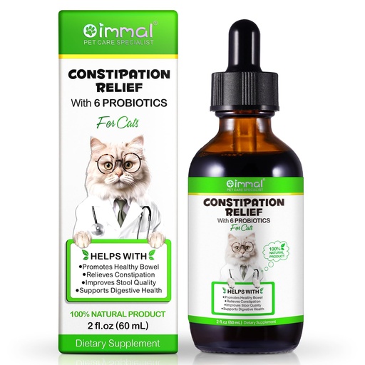 [BRSRAEITBEBW2GY2] Cat Constipation Relief, Constipation Relief for Cats, Natural Cat Laxatives for Constipation, Cat Stool Softener, 2 fl.oz