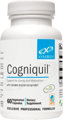 [BRSRMGQTCUJR6G3O] XYMOGEN Cogniquil - Magnesium L-Threonate Supplement for Clarity, Focus & Mental Energy Support* - with Theacrine & Vitamin B12 - Non-GMO & Gluten-Free - 60 Capsules