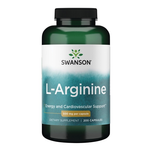 [BRSWIYT7PMHGGFTC] Swanson Amino Acid L-Arginine 500 Milligrams 200 Capsules
