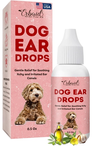 [BRSRAZAKCF6GYAIY] Dog Ear Cleaner – All Natural Ear Drops for Dogs Ear Infection – Eliminates Yeast Odor, Loosens Wax, Prevents Infections, Relieves Itching – Safe, Gentle, Effective Itchy Ear Relief, Made in USA