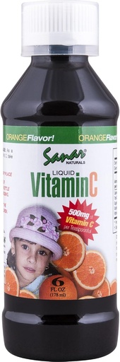 [BRSWIYIABAABUCTY] Liquid Vitamin C, 6 fl oz- Immune Support, Vitamin C Liquid, Gluten-Free, Allergen Free, Non-GMO