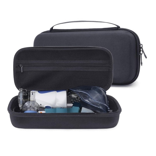 [BRSRAZQQAB5QACDH] Carrying Case Travel Organize Bag Holder Compatible with Nebulizer Machine, Asthma Inhaler Spacer for Kids and Adults, Ventolin Masks, Allergy Meds, Mask
