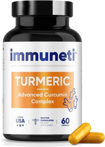 [BRSROHACDF7G2DYZ] Immuneti - Turmeric Advanced Curcumin Complex 60 Capsules