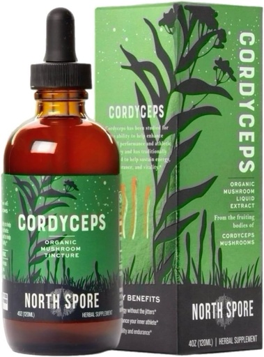 [BRSRAEIDPIHQ2HI2] North Spore Cordyceps Mushroom Extract Tintura □ Liquid Daily Drops for Energy, Endurance, Performance
