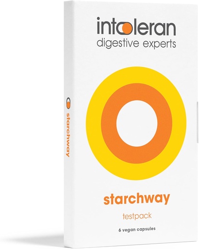 [BRSRAZATOV6B6YDP] Intoleran Starchway Digestive Enzymes - testpack 6 cápsulas ← Suplemento para Starch " Sucrose Intolerance ← Ayuda a Digest Azúcares " Starchy Foods ← Invertase " Gluco-Amylase Enzymes Silencio Vegan ← Low FODMAP