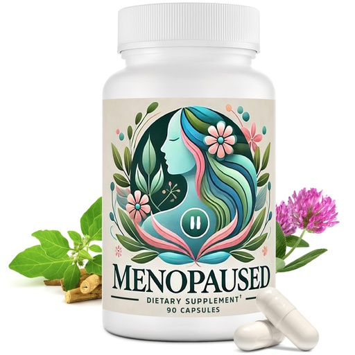 [BRSRAHAROIORYFD3] Menopause Supplements for Women -Women Multivitamin for Wellness & Vitality -Herbal Support for Hormone Balance & Emotional Comfort -Ideal for Hot Flash & Night Sweat -90 Capsule