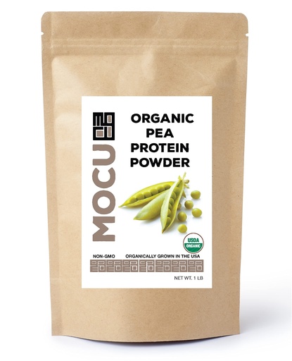 [BRSW2BQNBEDQIEL6] Certified Organic US Grown Pea Protein I 80% I Batch Tested for Heavy Metals I 1 LBS I Packaged Daily