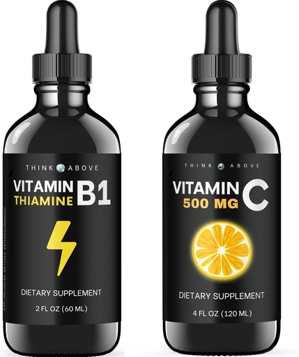 [BRSROAIRA4FGM3DX] Vitamin B1 Thiamine Mononitrate - Liquid Drops - 2 oz