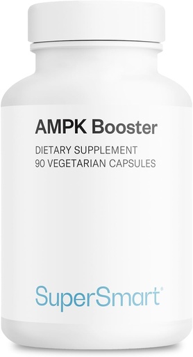[BRSWKFL4B4PQMELO] Supersmart - AMPK Booster - AMPK Metabolic Activator - with Berberine | Non-GMO & Gluten Free - 90 Vegetarian Capsules