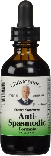 [BRSWIYQAO4GRCGQZ] Christopher's Original Formulas Anti-Spasmodic Formula / 2 oz Liquid Herbal Təhlükəsiz Sistemi Support üçün Synergistic Mix