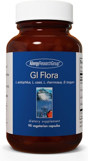 [BRSWIYQDAR6AIGDM] Gruppo di ricerca allergia GI Flora Supplemento - Probiotico per la salute digestiva, Gut Salute per gli uomini e le donne, Lactobacillus e Bifidobacterium - 90 Conte