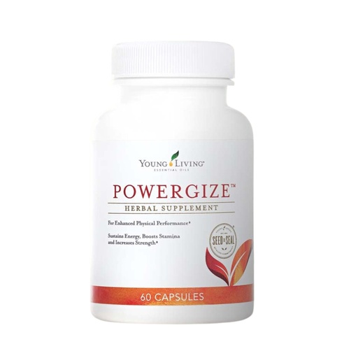 [BRSWGCQZAB5QG3A6] Young Living - PowerGize 60 Capsules | Active Lifestyle Support Supplement for Men & Women | Supports Muscles and Energy