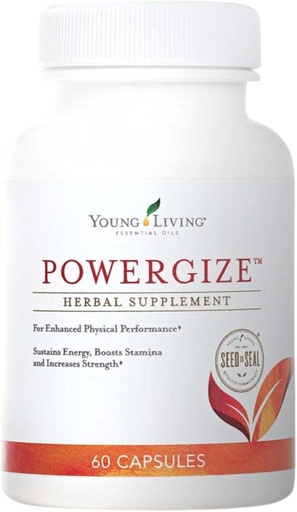 [BRSWGCQZAB5QG3A6] Young Living - PowerGize 60 Kapseln | Active Lifestyle-Supplement für Männer & Frauen | Unterstützt Muskeln und Energie