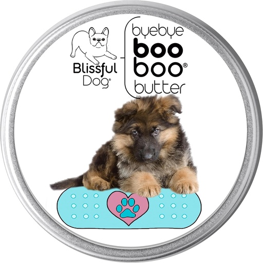 [BRSWGYI5CAPA2CA6] The Blissful Dog 8 oz TIN German Shepherd Booboo Butter