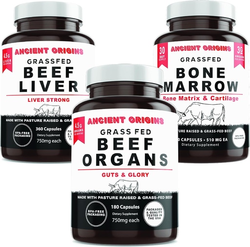 [BRSRAHY7CN6QKFDA] Ancient Origins Starter Pack: Grass Fed Liver, Organs and Marrow