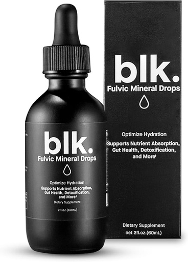 [BRSWYFA3CACWMCDP] blk. PH 8+ Natural Mineral Alkaline Water Drops Electrolyte Infused with Fulvic and Amino Acids, Zero Sugar, 2oz.