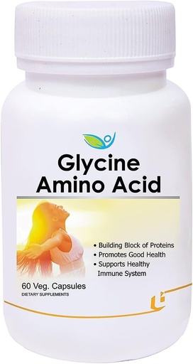 [BRSROZI7CV5R6YL2] ads Glycine Amino Acid -Pack of 60 Veg Capsules