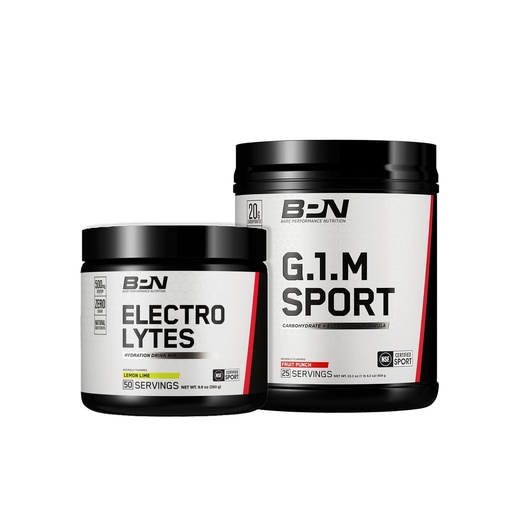 [BRSROCQ3CIHBUH3Z] BARE PERFORMANCE NUTRITION BPN G.1.M. Go One More Endurance Training Fuel & Electrolytes Powder Bundle