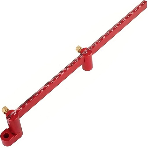 [BRSROH32BYBBE3L3] 300mm Woodworking Compass Tool, Woodworking Compass Scriber, Large Compass for Woodworking, Circle Compass Woodworking Scribing Circle Ruler Marking Gauge Circle Marking Tool - Red