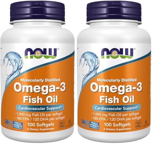 [BRSRAY35DIHAOFI3] NOW Foods Omega-3-100 Softgels (Pack of 2)