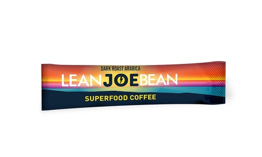 [BRSWYZL7BF7BUF3D] Lean Joe Bean Superfood Coffee | Organic Instant Keto Coffee with Mushrooms, MCT, Collagen, Turmeric, Probiotics & Folate | backed by Science (24 Count)