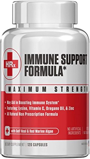 [BRSWKEIGBEHRYHTK] Re+Gen Nutrition Immune Support Supplement for Adults, Natural Capsules with Zinc, Vitamin C, L lysine Amino Acid & Oregano Oil for Strong Immunity Health in Men & Women, 120 Capsules