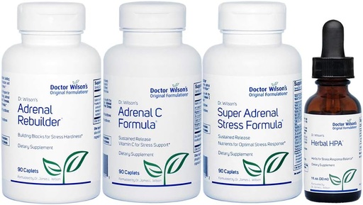 [BRSWKYI5B4PBSHD6] Dr. Wilson's Adrenal Moeheid Protocol Uitgebreide kit voor Adrenal Support HPA Small