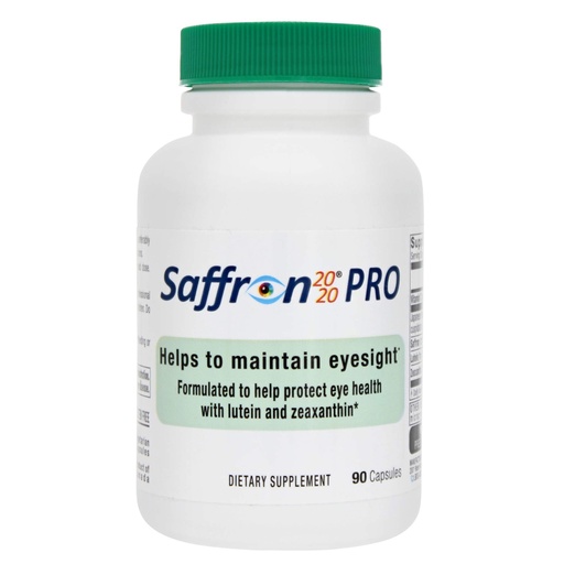 [BRSWGGALA4BQAAD2] Saffron 2020-PRO Supplement with Saffron, Resveratrol, Zeaxanthin and Lutein- 90 Vegetarian Capsules