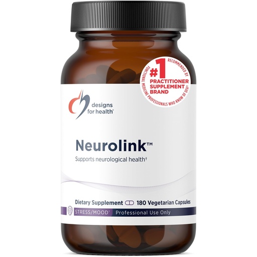 [BRSWIYQPAQPBMFDI] Designs for Health Neurolink - L-Tyrosine, GABA, 5-HTP, Inositol + Taurine Supplement - Designed to Support Mood, Neurological + Cognitive Health - Non-GMO (180 Capsules)