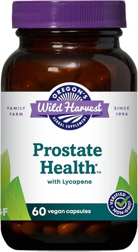 [BRSWIFA3DJ7R43Q7] Oregon 's Wild Harvest Prostate Health ™ with Lycopene Capsules, 60 Count