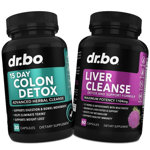 [BRSW2HDYCUNG2FA7] Colon & Liver Cleanse Detox Support Supplement - 15 Day Intestinal Cleanse Pills & Probiotic for Bloating & Daily Constipation Relief - Milk Thistle Dandelion Caps & Aid Gallbladder Supplements