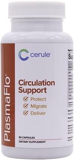 [BRSRMGQ5CUFAEGTH] Ceruule Plasmaflo Blood Flow suplementari per donar suport a la Circulació de sang a Vesins, Capillaries, Vesel i Cors per a Vascular Sanitat amb una barreja d'Enzyme, Got Kula i Ginkgo Biloba